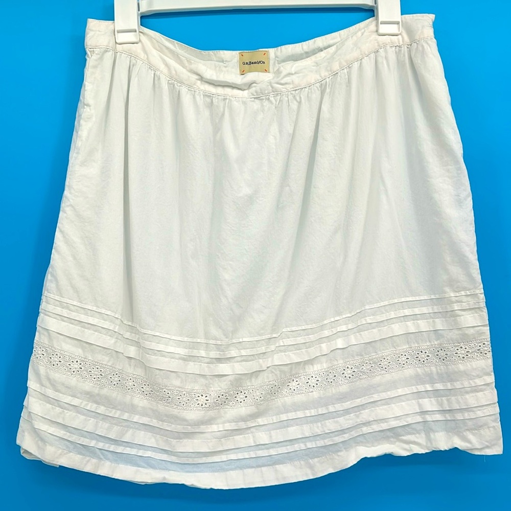 G H Bass White Shirt